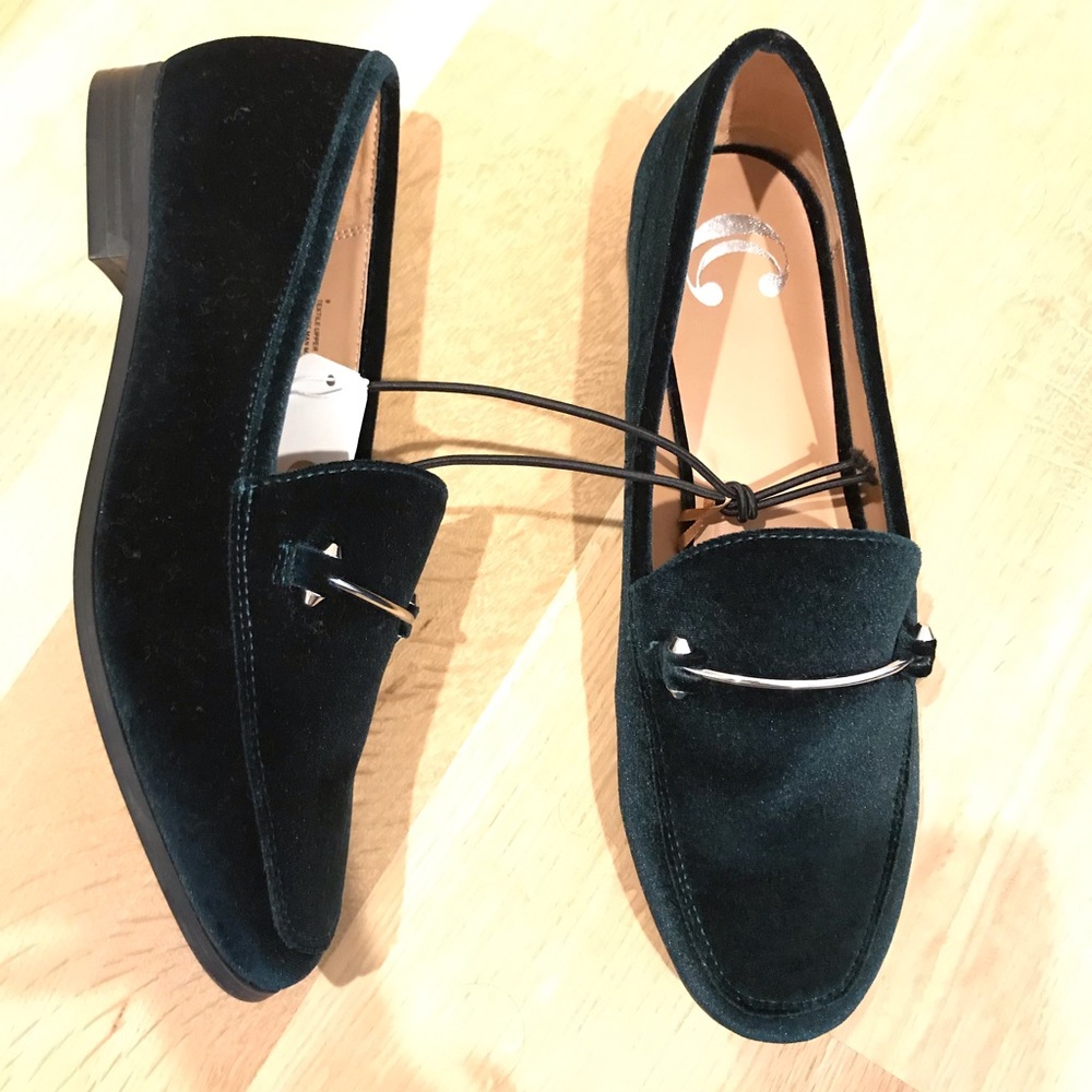 Emerald Green Loafers Size 9
